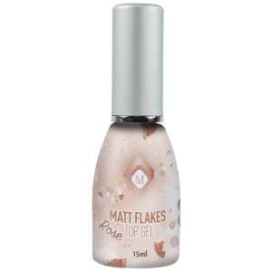 Matte Flakes Top Gel Rose 104024