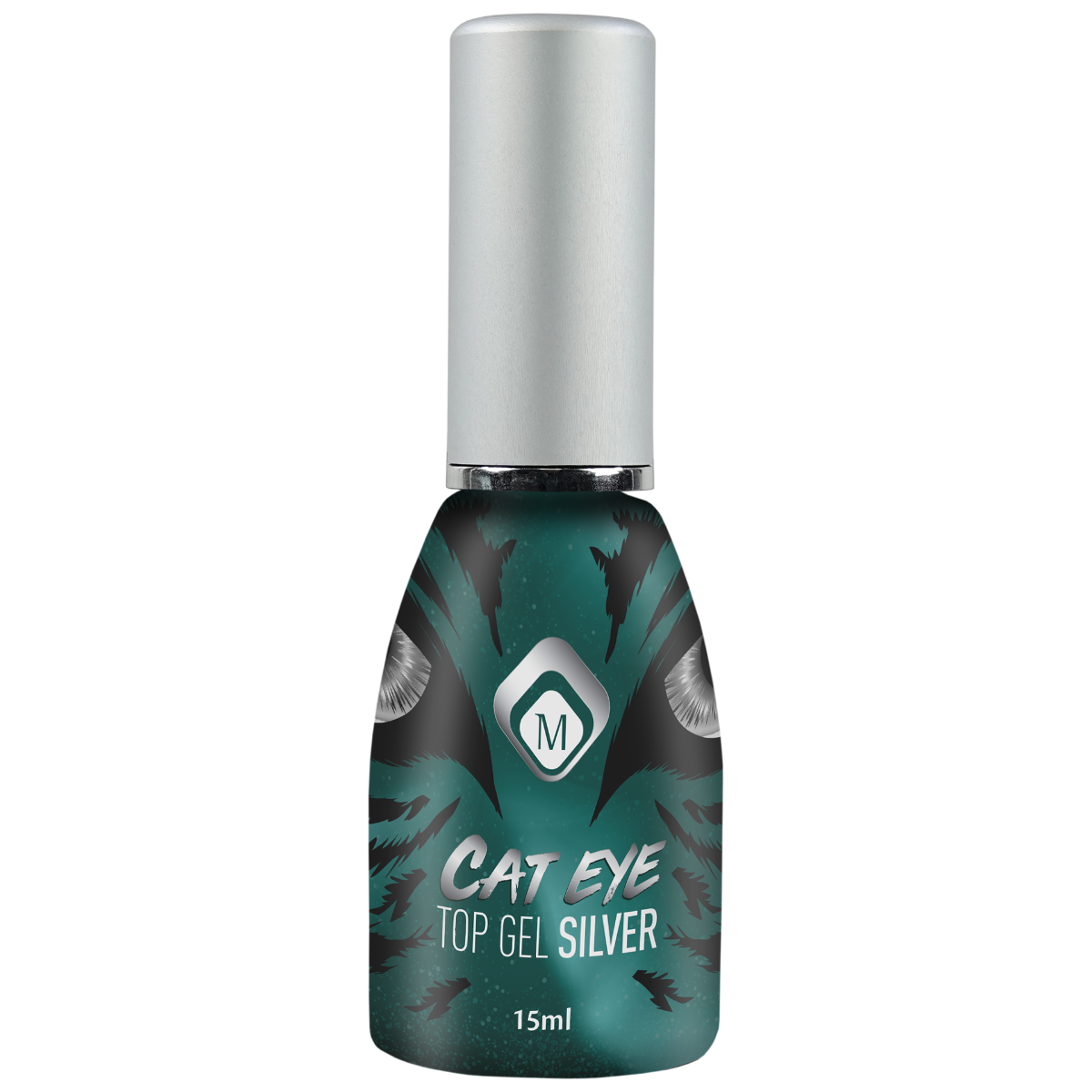 Cat Eye Top Gel Silver 15ml 104030