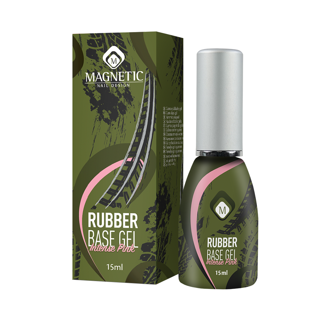 Rubber Base Gel Intense Pink 15ml 104401 - obrazek 2